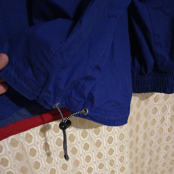 Vintage Chaps Ralph Lauren Anorak Mens L blue  1/2 Zip Windbreaker Pullover Y2K - Picture 13 of 16